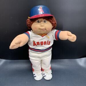 Vintage 1986 Angels Cabbage Patch Kids All Stars CPK Stadium Doll Original Set